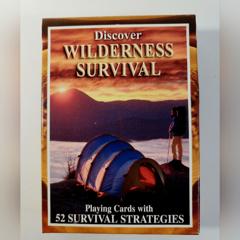 Wilderness Survival 52 Playing Cards